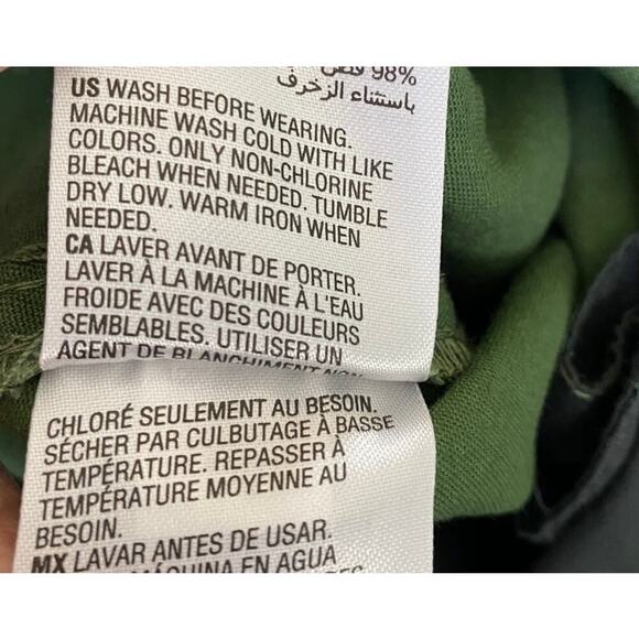 Sun & Stone Hybrid Cargo Pants Men Size 29 Forest Green Tapered Fit Stretch NEW - Picture 7 of 8